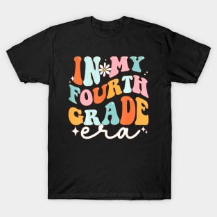 In My 4th Grade Era Groovy Fourth Grade Back To School T-Shirt